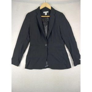 H&M casual black blazer size 8